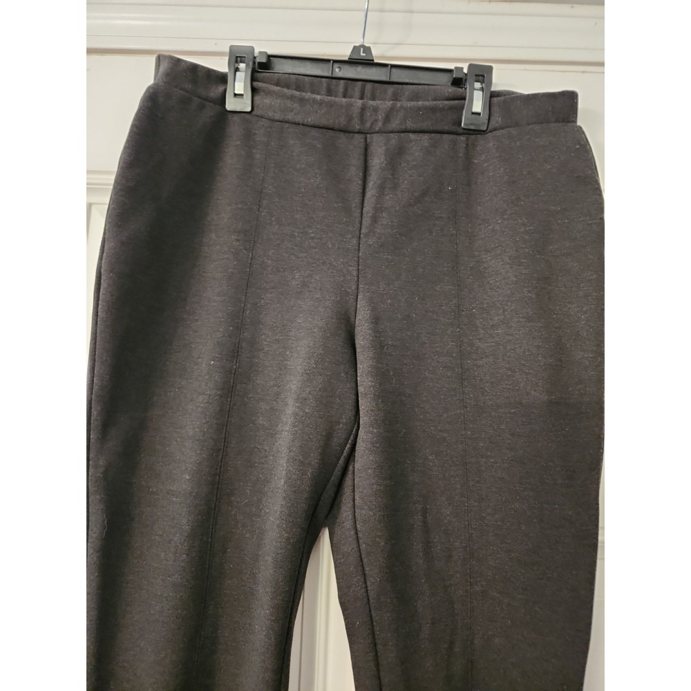 Chico's Women Pants So Slimming 1 (US 8) Gray Professional Slim Leg